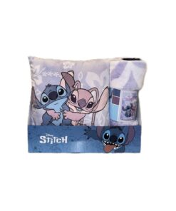 Set manta coralina + cojin Stitch Disney