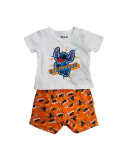 Conjunto corto bebé Stitch Disney