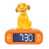 Reloj despertador con luz quita miedos Simba El Rey Leon