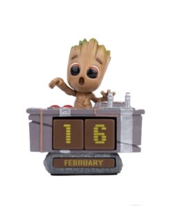 CALENDARIO PERPETUO 3D MARVEL GROOT DEATH BUTTON