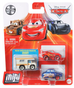 Blister 3 coches Cars Disney Pixar surtido